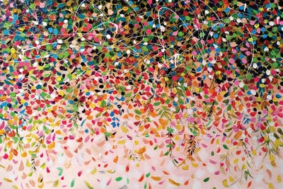 Colorful Summer Flowers by Aliaksandra Tsesarskaya canvas print