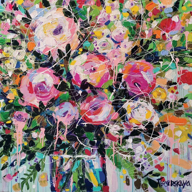 Summer Flowers In Vase