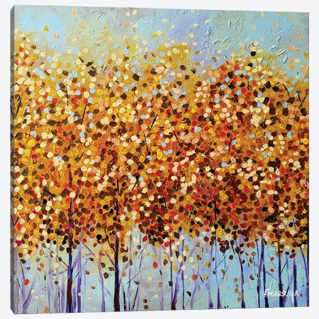 Autumn Canvas Print #AKT158} by Aliaksandra Tsesarskaya Canvas Art Print