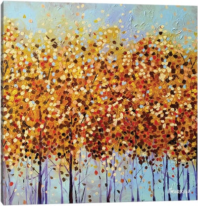 Autumn Canvas Art Print - Aliaksandra Tsesarskaya