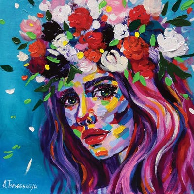 Frequency by Aliaksandra Tsesarskaya art print