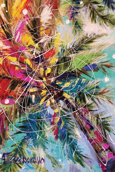 Palm by Aliaksandra Tsesarskaya art print