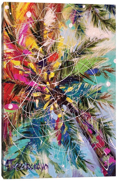 Palm Canvas Art Print - Aliaksandra Tsesarskaya