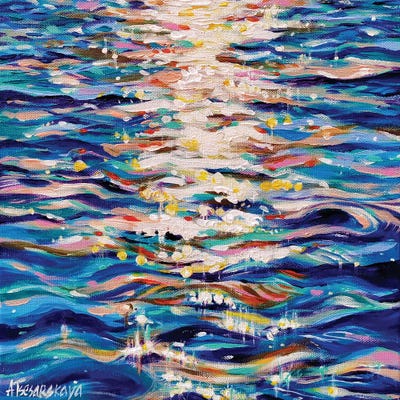 Shine by Aliaksandra Tsesarskaya art print