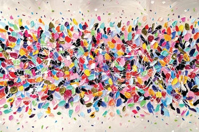 Colorful Dreams I by Aliaksandra Tsesarskaya framed canvas print