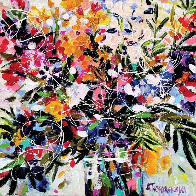 Autumn Flowers In Vase I