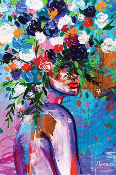 Bella by Aliaksandra Tsesarskaya art print