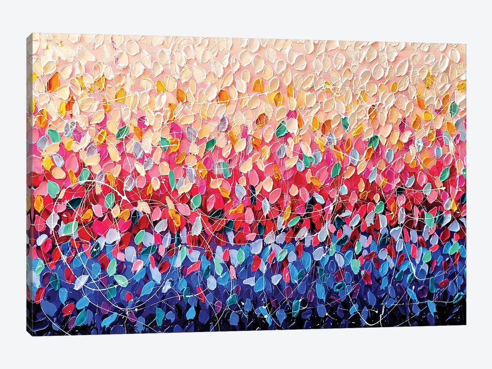 Colorful Emotion by Aliaksandra Tsesarskaya 1-piece Canvas Wall Art