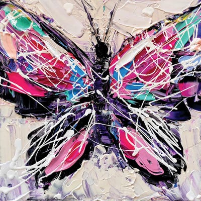 Butterfly Life I by Aliaksandra Tsesarskaya acrylic art print