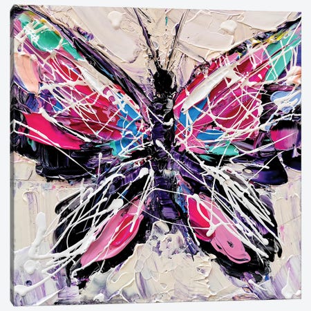 Butterfly Life I Canvas Print #AKT185} by Aliaksandra Tsesarskaya Canvas Print