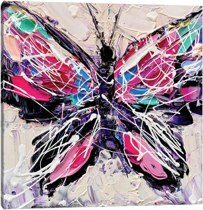 Butterfly Life I Canvas Art Print - Aliaksandra Tsesarskaya