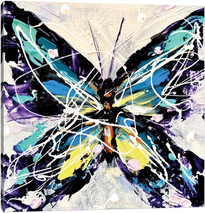 Butterfly Life II Canvas Art Print - Aliaksandra Tsesarskaya