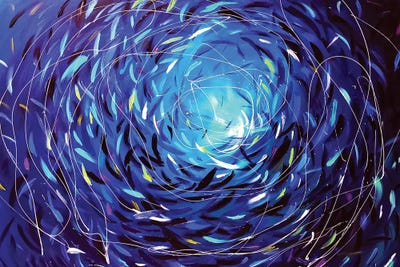 Deep Sea by Aliaksandra Tsesarskaya art print