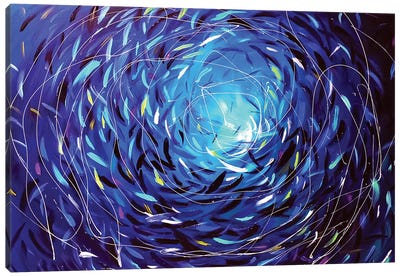 Deep Sea Canvas Art Print - Aliaksandra Tsesarskaya