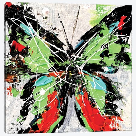 Butterfly Life III Canvas Print #AKT188} by Aliaksandra Tsesarskaya Canvas Wall Art