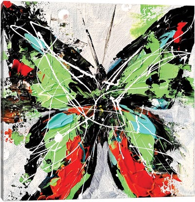 Butterfly Life III Canvas Art Print - Aliaksandra Tsesarskaya