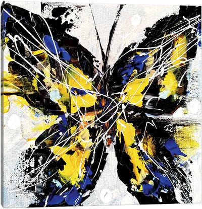 Butterfly Life IV Canvas Art Print - Aliaksandra Tsesarskaya