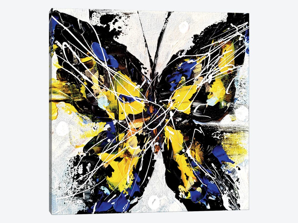 Butterfly Life IV by Aliaksandra Tsesarskaya 1-piece Canvas Art