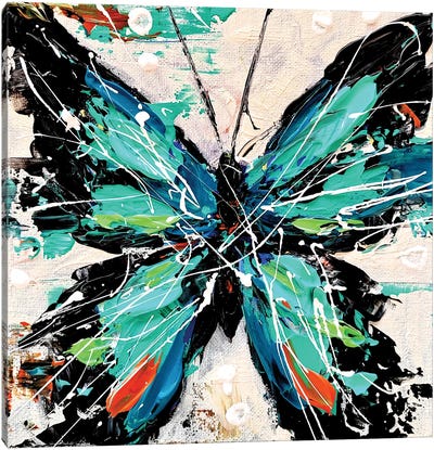 Butterfly Life V Canvas Art Print - Aliaksandra Tsesarskaya