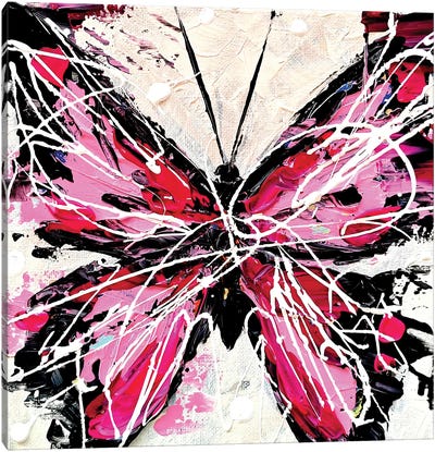 Butterfly Life VI Canvas Art Print - Aliaksandra Tsesarskaya