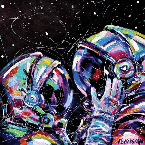 Romantic Bedroom (Couples): You Are My Space by Aliaksandra Tsesarskaya