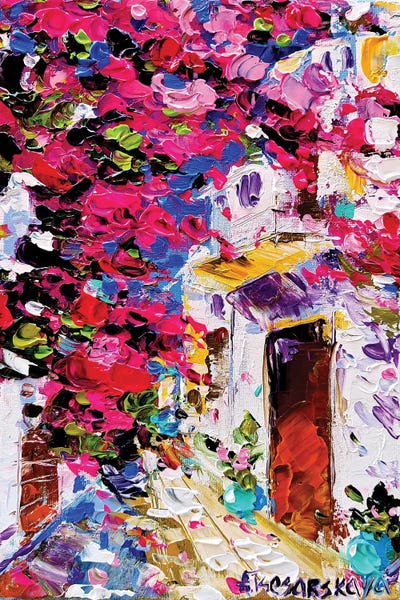 Doors: Street In Greece by Aliaksandra Tsesarskaya