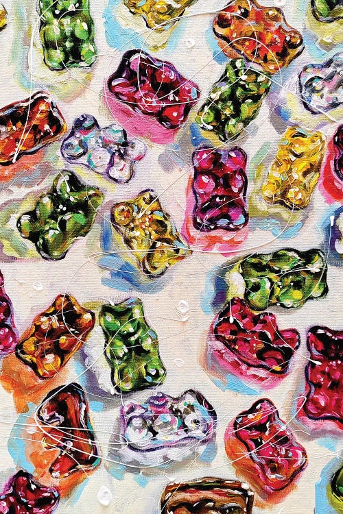 Gummy Bears by Aliaksandra Tsesarskaya wall art