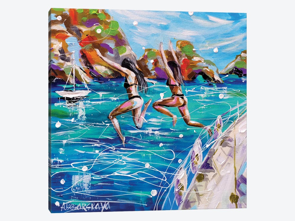 Summer In Bora Bora by Aliaksandra Tsesarskaya 1-piece Canvas Print