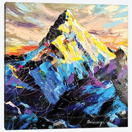 Mountain Canvas Print #AKT241} by Aliaksandra Tsesarskaya Canvas Print