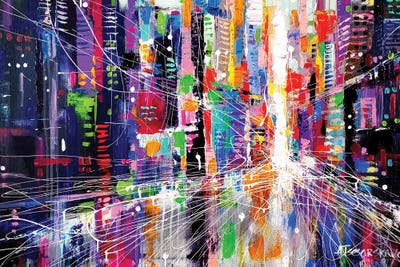 Big Life In New York by Aliaksandra Tsesarskaya art print