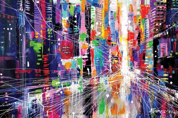 Fine Art Print: Big Life In New York by Aliaksandra Tsesarskaya