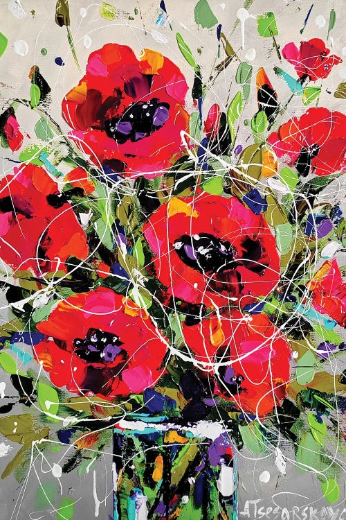 Poppies In The Vase