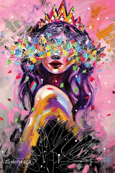 You're The Queen by Aliaksandra Tsesarskaya art print