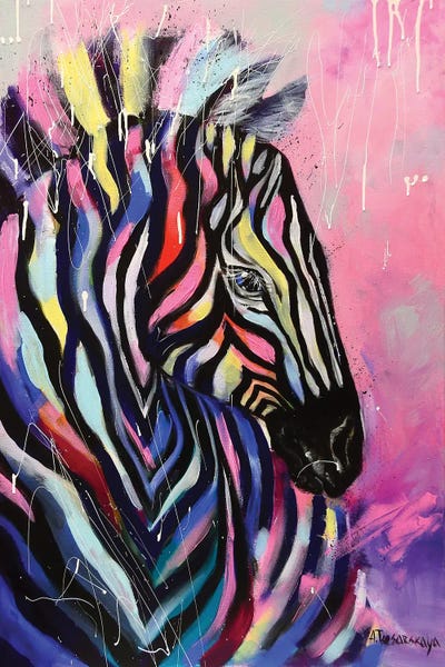 Zebras: Wild Zebra by Aliaksandra Tsesarskaya