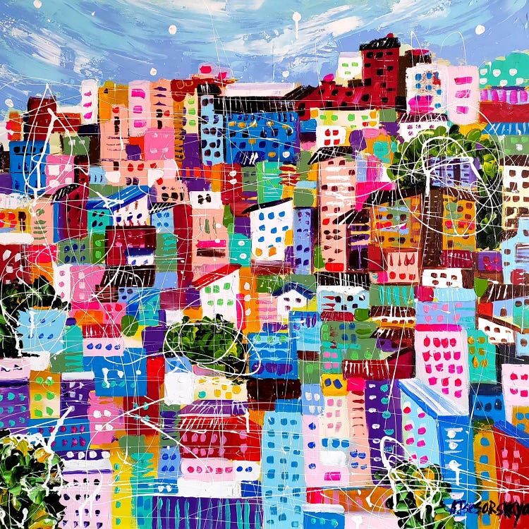 Urban Anthill by Aliaksandra Tsesarskaya wall art
