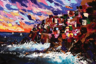 Sun City by Aliaksandra Tsesarskaya art print