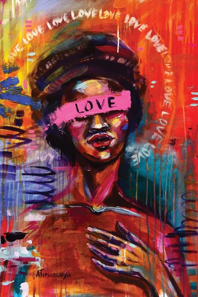 Love In The Air by Aliaksandra Tsesarskaya art print