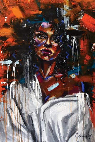 Prismatic Portraits: White Shirt by Aliaksandra Tsesarskaya