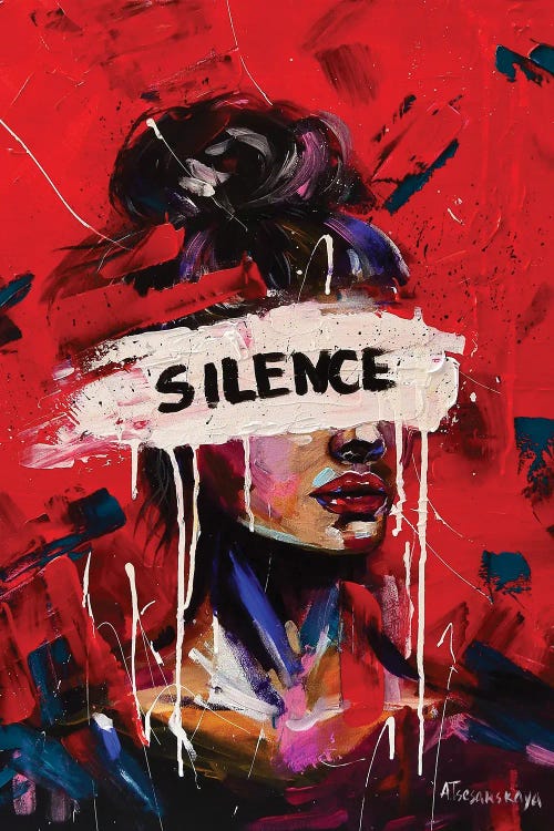 Silence by Aliaksandra Tsesarskaya wall art