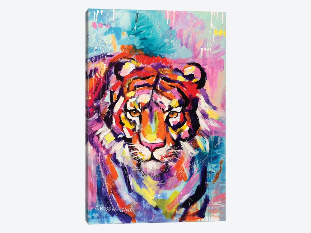 Tiger by Aliaksandra Tsesarskaya 1-piece Art Print
