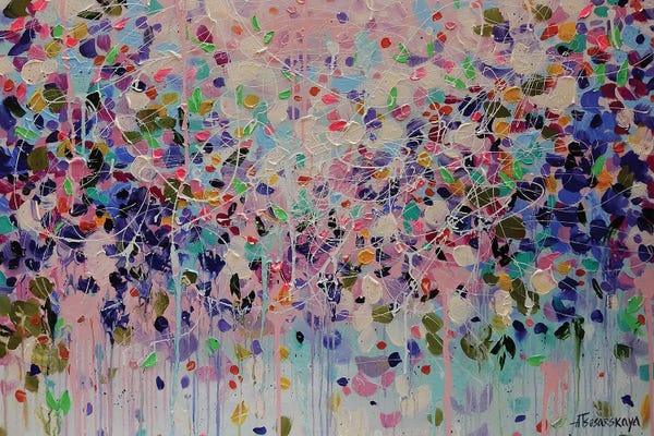 Similar To Jackson Pollock: Garden Of Dreams by Aliaksandra Tsesarskaya