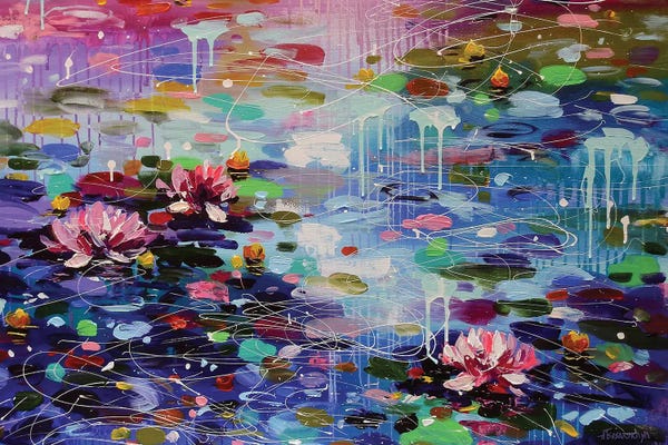 Water Lilies Collection: Water Lilias by Aliaksandra Tsesarskaya