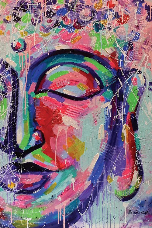 Buddha by Aliaksandra Tsesarskaya wall art
