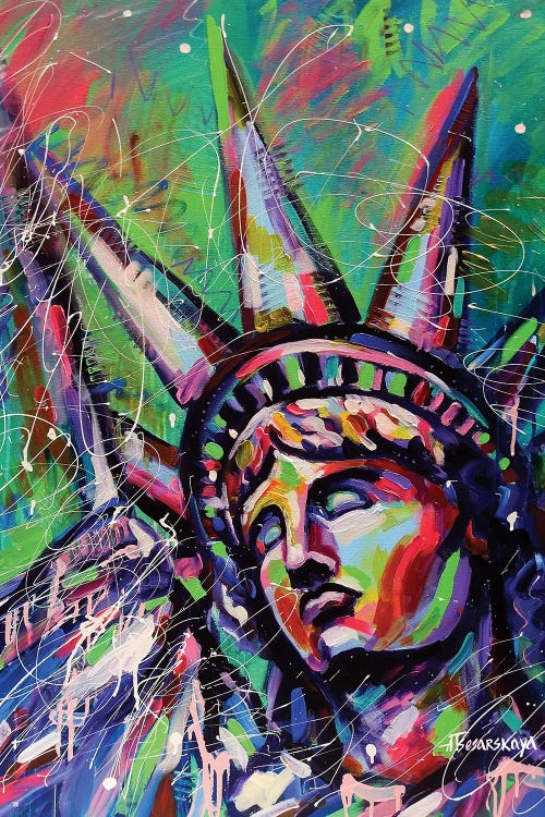 Statue Of Liberty by Aliaksandra Tsesarskaya wall art