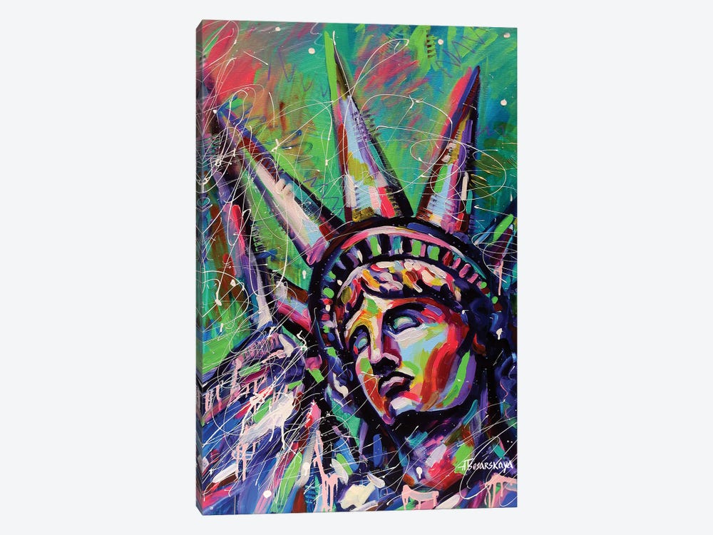 Statue Of Liberty by Aliaksandra Tsesarskaya 1-piece Art Print