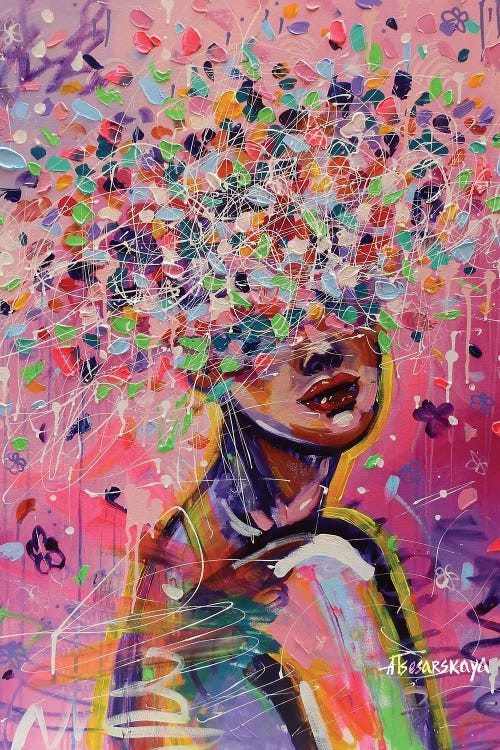 In My Head by Aliaksandra Tsesarskaya wall art