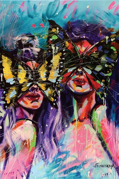 Carnival Life by Aliaksandra Tsesarskaya art print