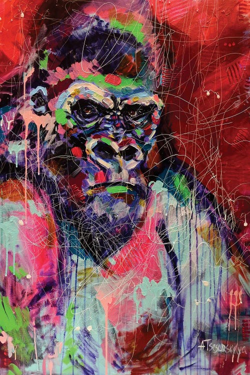 King Kong by Aliaksandra Tsesarskaya wall art