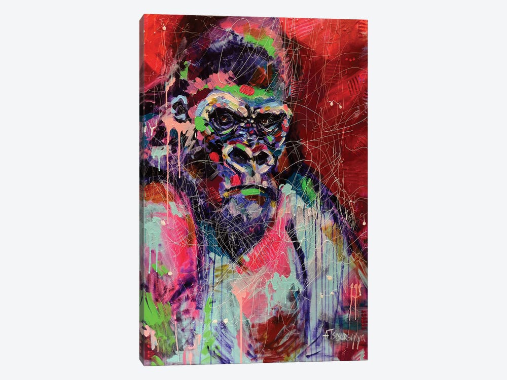 King Kong by Aliaksandra Tsesarskaya 1-piece Canvas Print