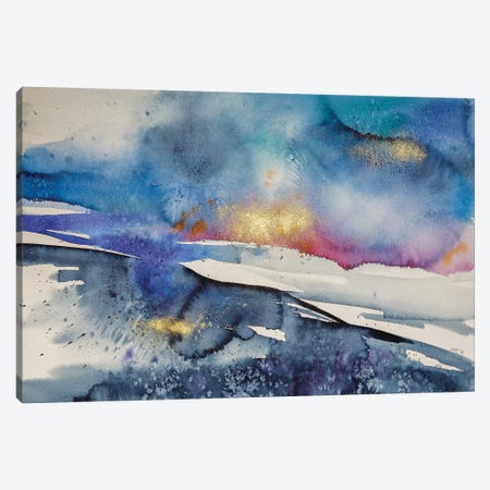 Wintertime Landscape IV Canvas Print #AKV100} by Anna Brigitta Kovacs Canvas Art Print